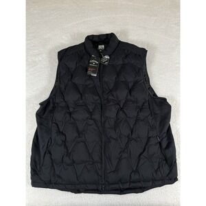 Callaway Thermal Weather Series Black Swing Tech Quilted Golf Vest Men's 3XL NWT